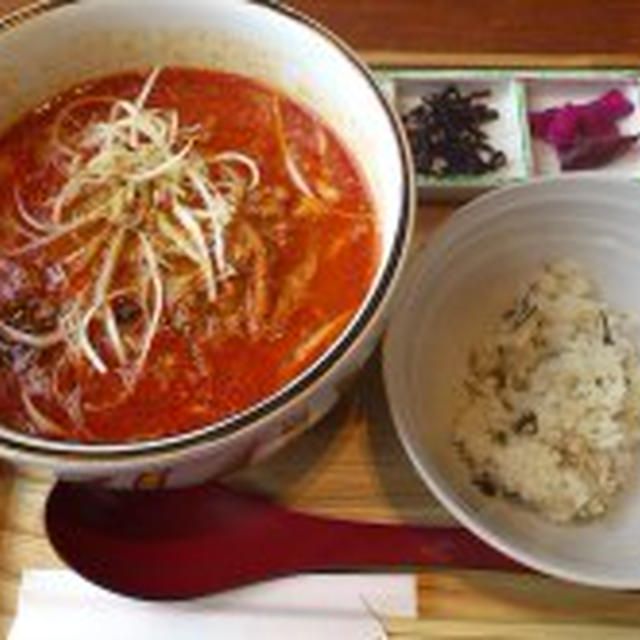 4/13 坦々麺ランチ