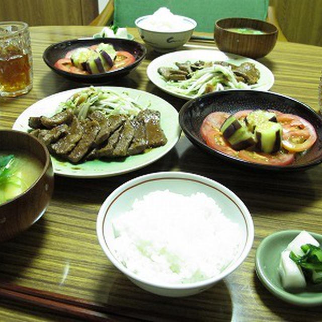 フライパン焼肉食べ比べ定食