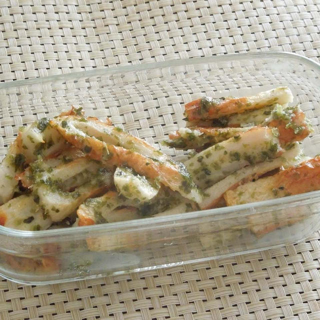 ◆トースターDe簡単☆ちくわの磯辺揚げ風と◆バナナマフィン◆焼きチョコ風クッキー