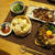 ニトスキで石焼ビビンバ風の晩ご飯　と　可愛いチューリップ♪