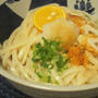 讃岐うどんで、ぶっかけうどん味わう。
