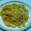 ジャガイモとニンニクの和風パスタ