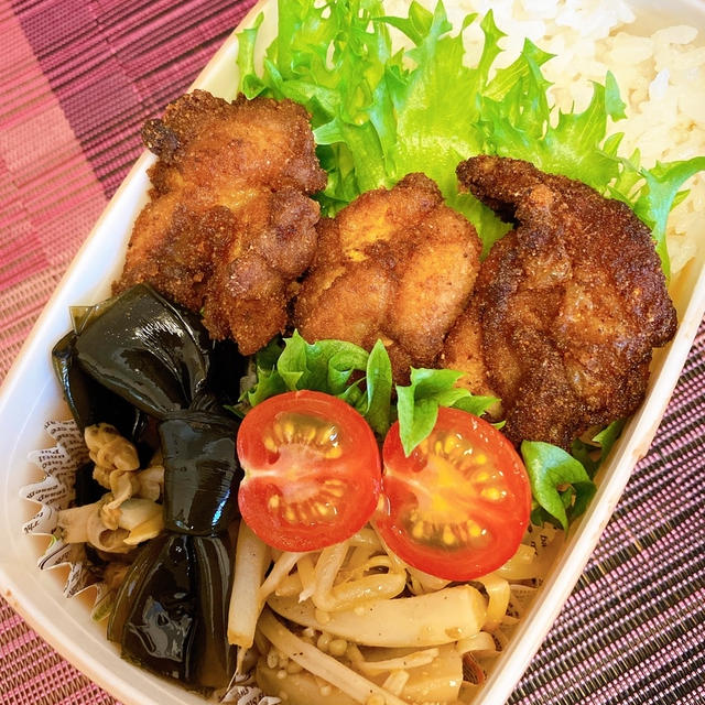 夕飯の残り物弁当