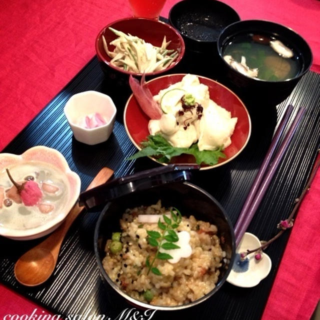 小春日和に相応しい春のお料理レッスン3回目！