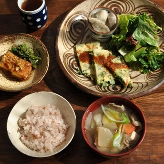 たっぷり野菜のプレート（２０１５．４．１０）