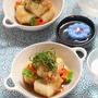 揚げ豆腐なめたけおろし和え