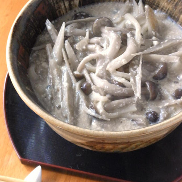 ごぼうの豆腐クリームうどん
