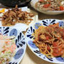 今日のごはんできてるよ#124　久しぶりにトマトパスタなどを作ってみる。