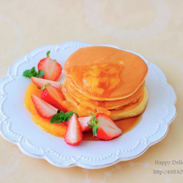 焼きまくりのパンケーキ