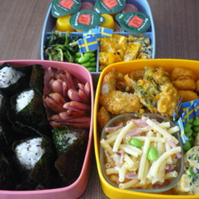 お弁当を持って♪