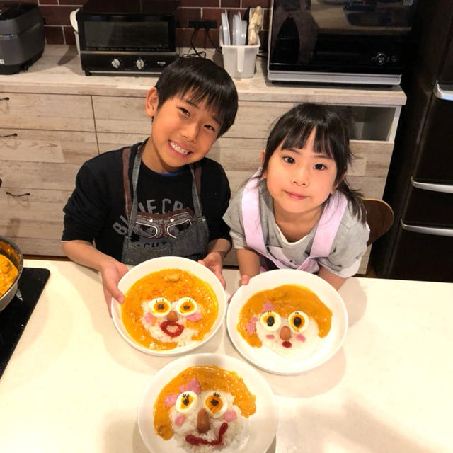 母の日に作ろう！ママの顔のチキンバターカレー！