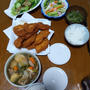 晩ご飯はとんかつと肉じゃが