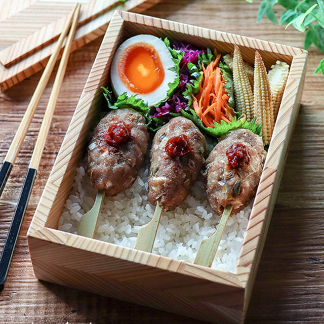 1/17 ザーサイ豚つくね弁当♪