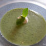 15min Cucumber minty soup  キュウリとミントの冷製スープ　Soupe froid au concombre et à la menthe