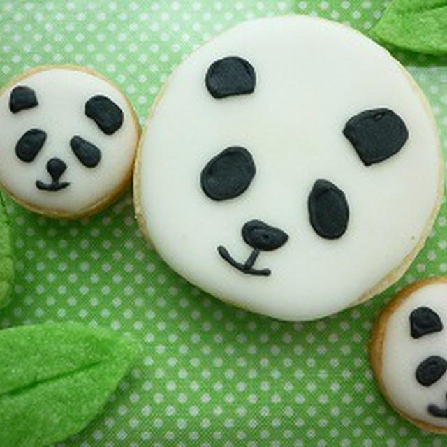 パンダのアイシングクッキー By Sukemarumonさん レシピブログ 料理ブログのレシピ満載