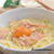 レンチンのみで鍋いらず！カルボナーラ風うどん
