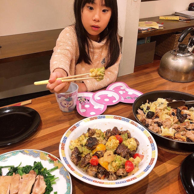 晩御飯は中華です！！