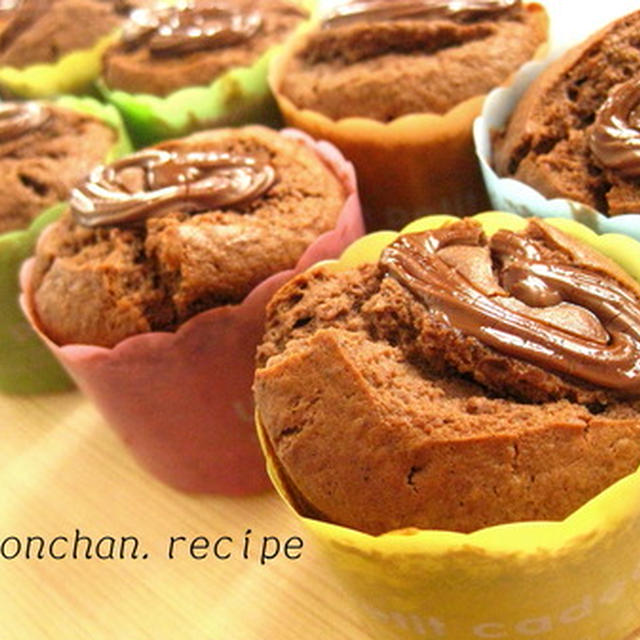 チョコレートミルクの蜂蜜マフィン･゜ﾟ･*:.｡..｡.:*･゜