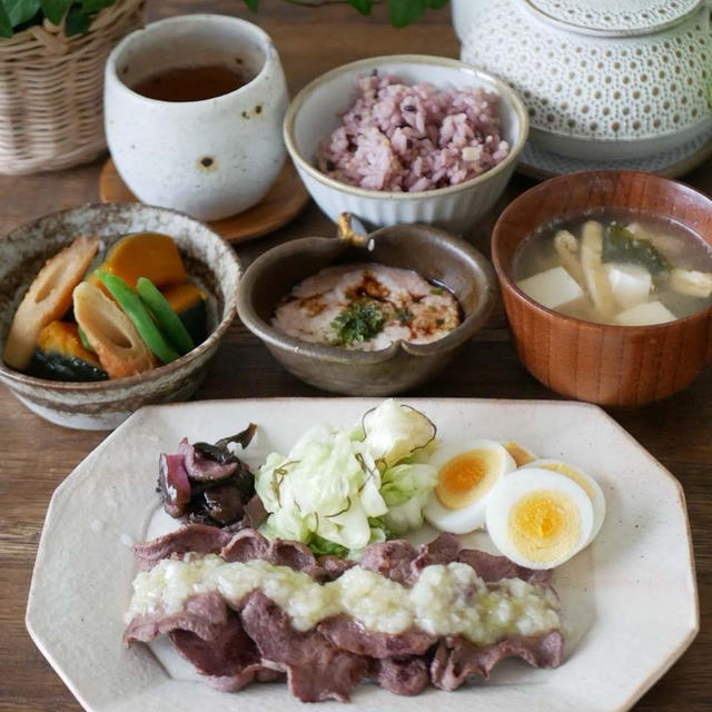牛タン定食のランチ