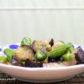冷しても美味しい「茄子と甘長とうがらしの煮物」＆本当にもう終わりな季節の「ハモの天ぷら」