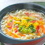 簡単＆ヘルシーであったかい〜たっぷり白菜に生姜と柚子のうどん鍋。