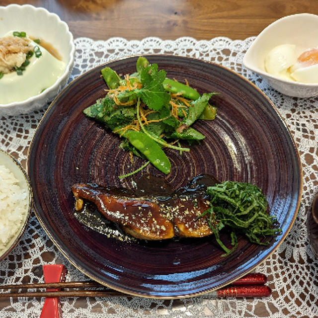 さわらの味噌照り
