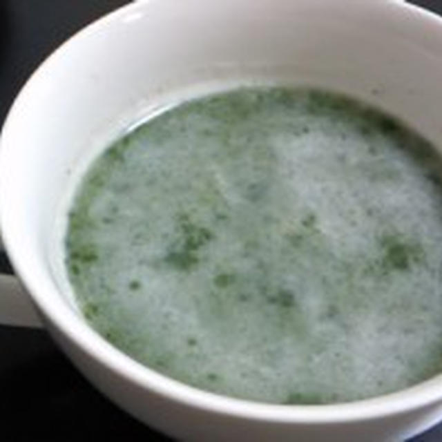 ほうれん草の豆乳ポタージュ【レシピ】