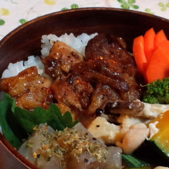 サルでも作れる!? 豚テリ弁当