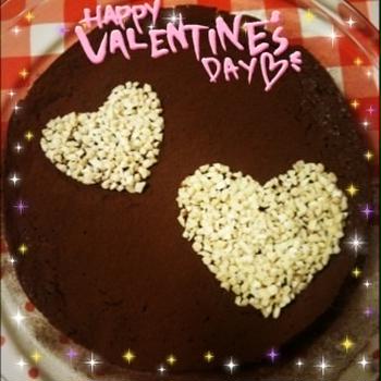 バレンタイン*生チョコケーキ*