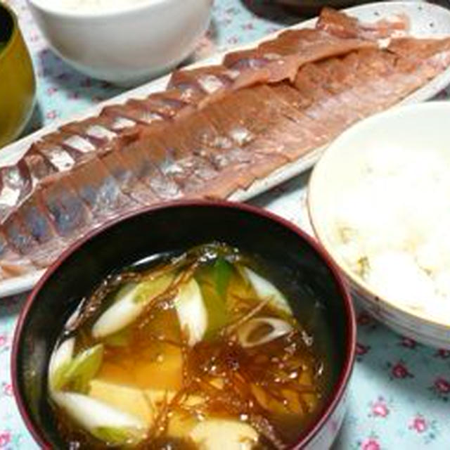 ワラサ・・肉野菜炒めno夜ご飯♪