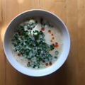 【レシピブログ】豆腐の豆乳スープ × スペインのロゼスパークリング