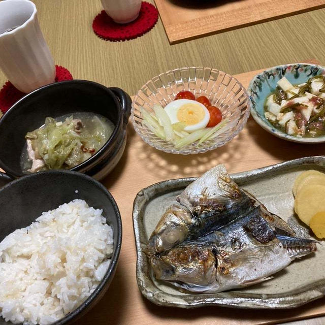 半額アジ　メインの和食ご飯♪