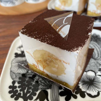 あっという間にキューブバナナケーキ