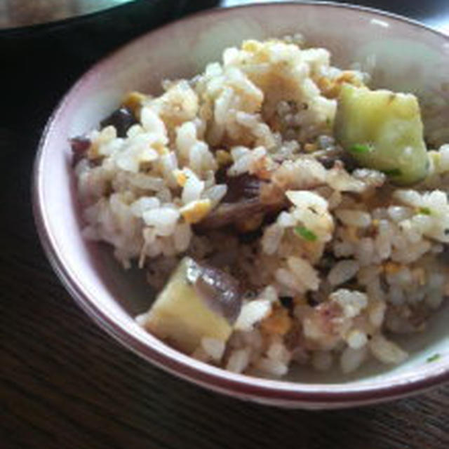 大人ごはん牛とナスとアボカドのチャーハン☆