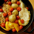 「福島県産チェリートマト」をソースに＊ストウブで鶏肉と野菜のオーブン焼き