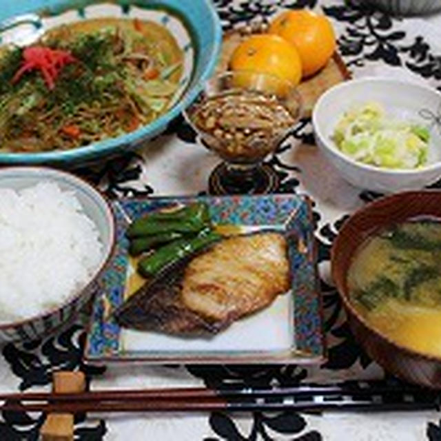 我が家の昼定食