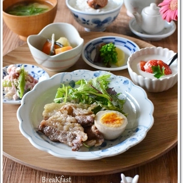 作りおきおかず盛るだけ!!あさごはんとお知らせ