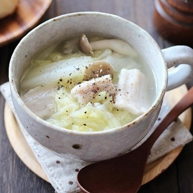 塩豚と白菜のスープ