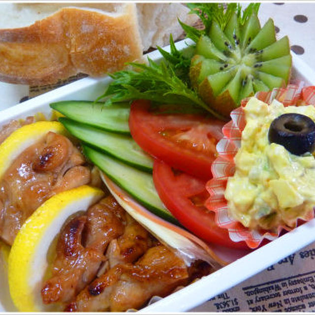 自分で挟んでね・・・サンドイッチ弁当