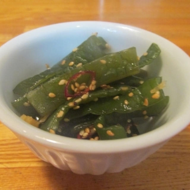 【旨魚料理】茎ワカメのナムル