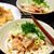 【温でも冷でも】豚肉の梅わさび和えのっけうどん