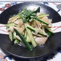 さっぱりとした美味しさがが決め手です！！きゅうりと鶏ささみのサラダ