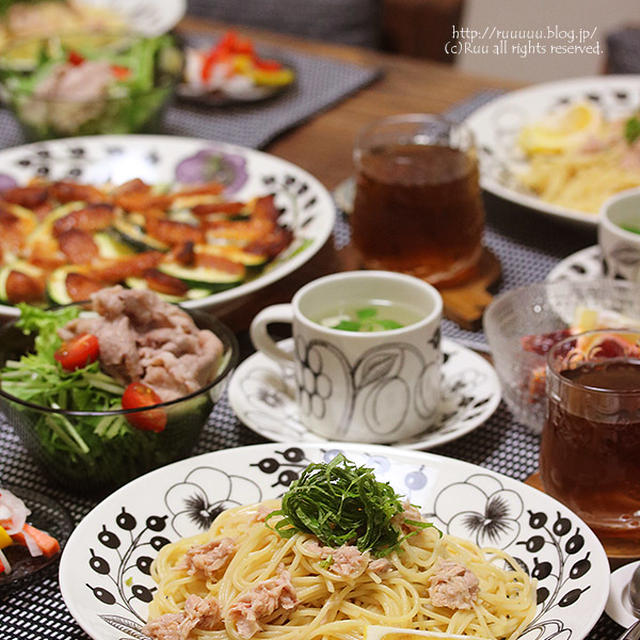 【献立とざっくりレシピ】ツナと大葉のパスタ。～お野菜詰め合わせ便で作る晩ご飯：3日目～