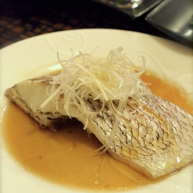 《レシピ》蒸し鯛の中華ソース