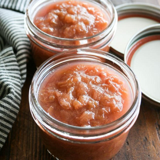 Rhubarb Jam/Rhubarb Apple Jamルバーブジャム＆りんごルバーブジャム