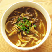 残りカレーの簡単カレーうどん
