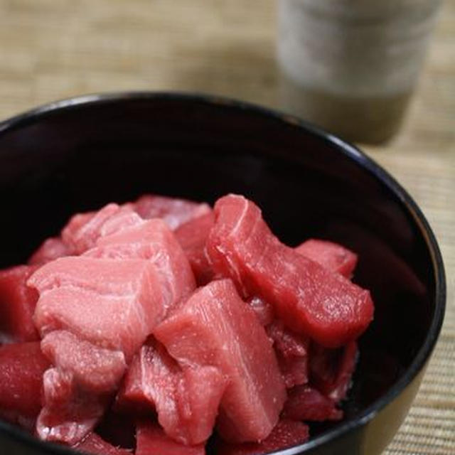 錦糸町名物★魚寅のまぐろぶつ