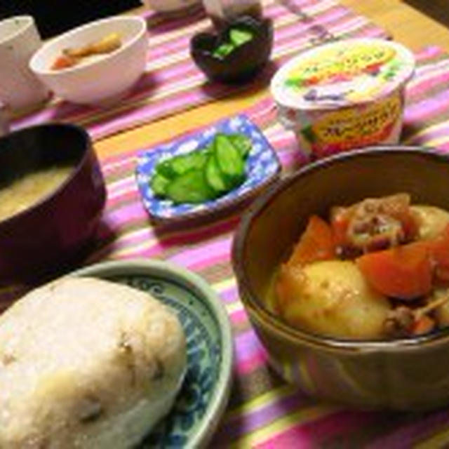 ホクホク肉じゃがで朝ご飯