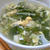 シンプル・簡単・美味しい♪　水菜とたまごの梅スープ