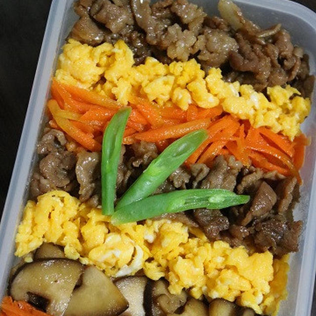 2月18日　　三色弁当